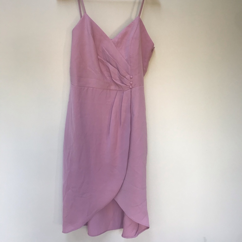Adelyn Rae rose spaghetti strap dress